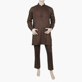 Eminent Men's Trim Fit Kurta Pajama - Brown, Men's Shalwar Kameez, Eminent, Chase Value