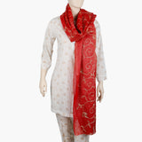 Women's Masoori Zari Dupatta - Red, Women Dupatta, Chase Value, Chase Value