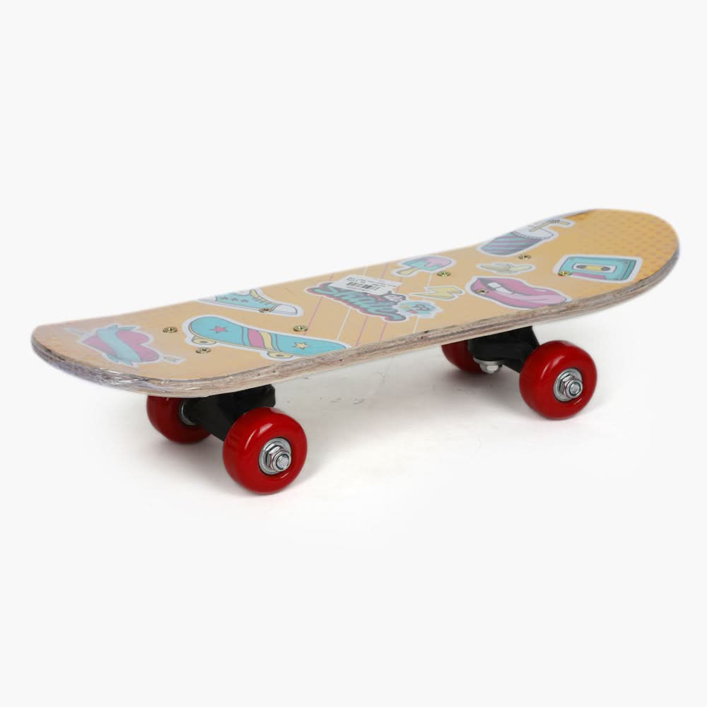 Skate Board Wood - Yellow, Sports, Chase Value, Chase Value