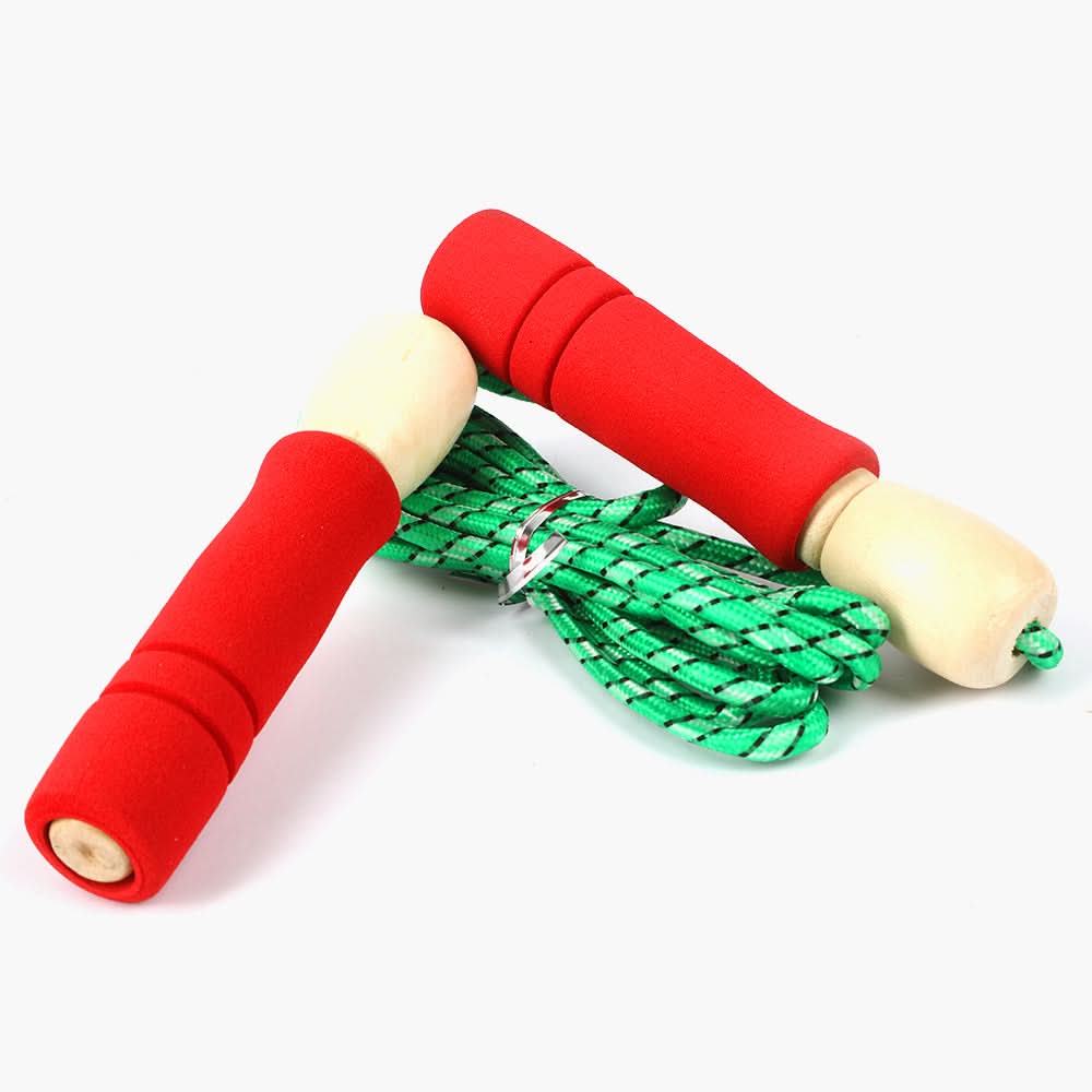 Jump Rope Wood Foam Goldstar - Red, Sports, Chase Value, Chase Value