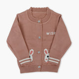 Newborn Girls Sweater - Tea Pink, Newborn Girls Winterwear, Chase Value, Chase Value