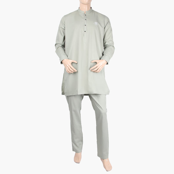 Eminent Men's Trim Fit Kurta Pajama Suit - Light Green, Men's Shalwar Kameez, Eminent, Chase Value