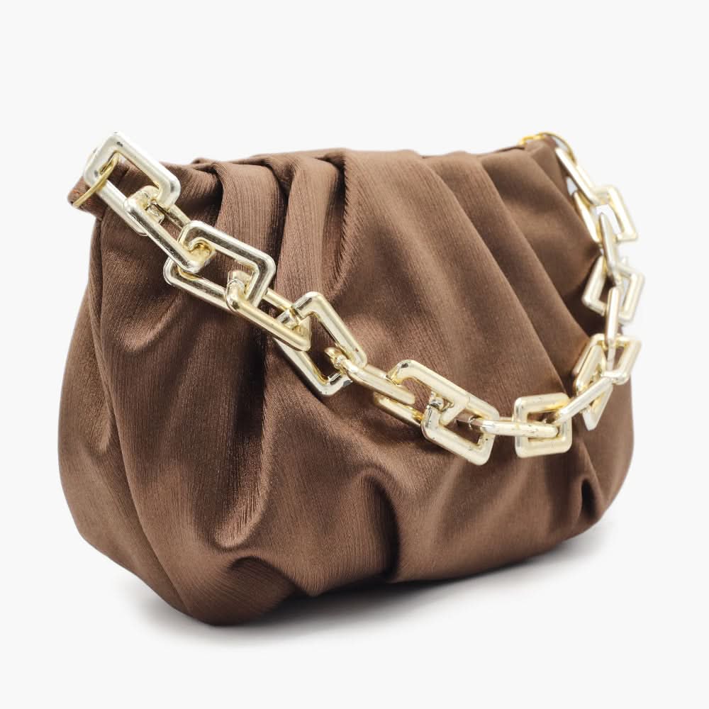 Women's Shoulder Bag - Dark Brown, Women Bags, Chase Value, Chase Value