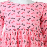 Girls Knitted Frock - Pink, Girls Frocks, Chase Value, Chase Value