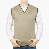 Men's Sleevless Sweater - Skin, Men's Sweater & Sweat Shirts, Chase Value, Chase Value