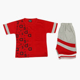 Boys Half Sleeves Suit - Red, Boys Sets & Suits, Chase Value, Chase Value