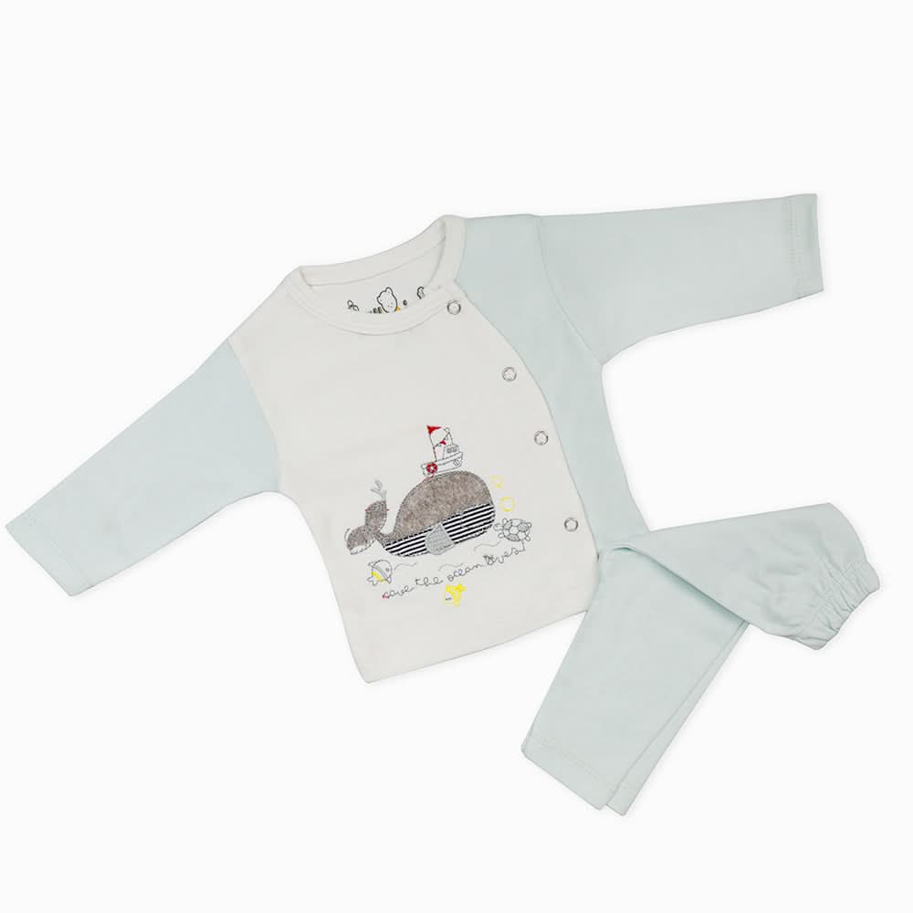 Newborn Boys Suit - Cyan, Newborn Boys Sets & Suits, Chase Value, Chase Value