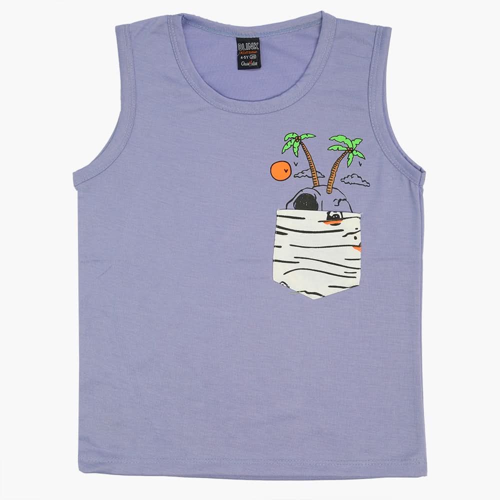 Boys Sando - Purple, Boys T-Shirts, Chase Value, Chase Value