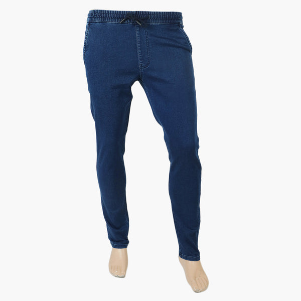 Eminent Men's Knitted Denim Pant - Mid Blue, Men's Casual Pants & Jeans, Eminent, Chase Value