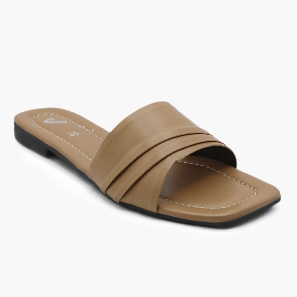 Women's Slipper - Brown, Women Slippers, Chase Value, Chase Value