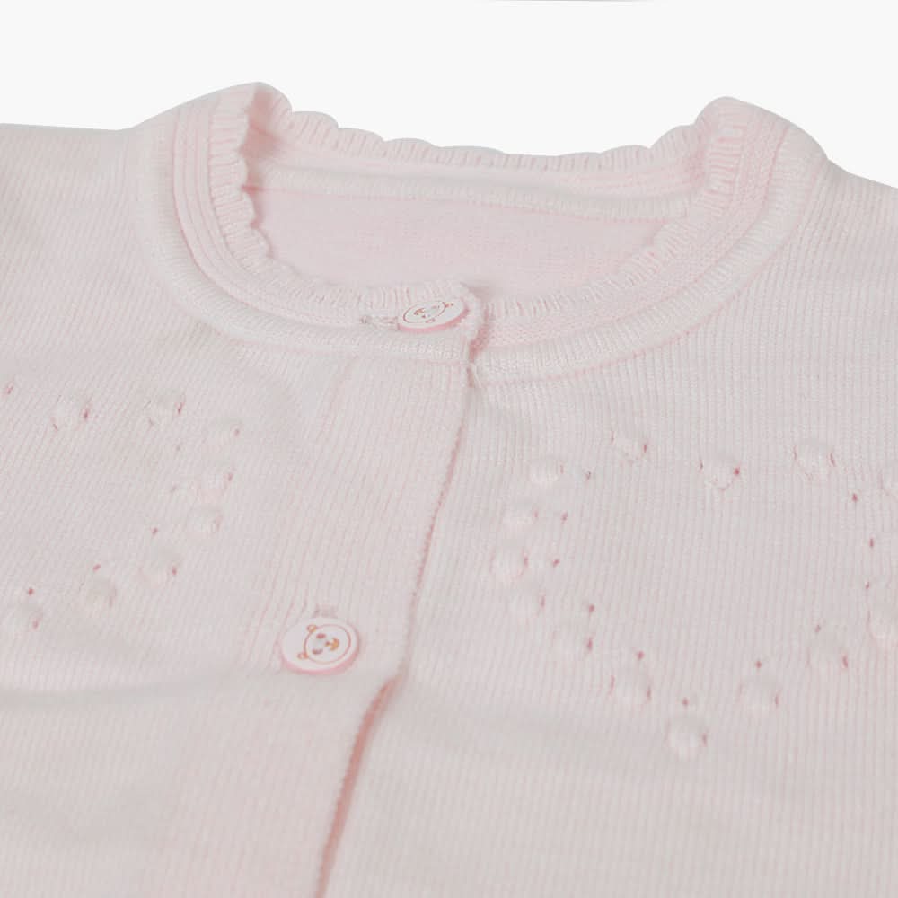 Newborn Girls Sweater - Light Pink, Newborn Girls Winterwear, Chase Value, Chase Value