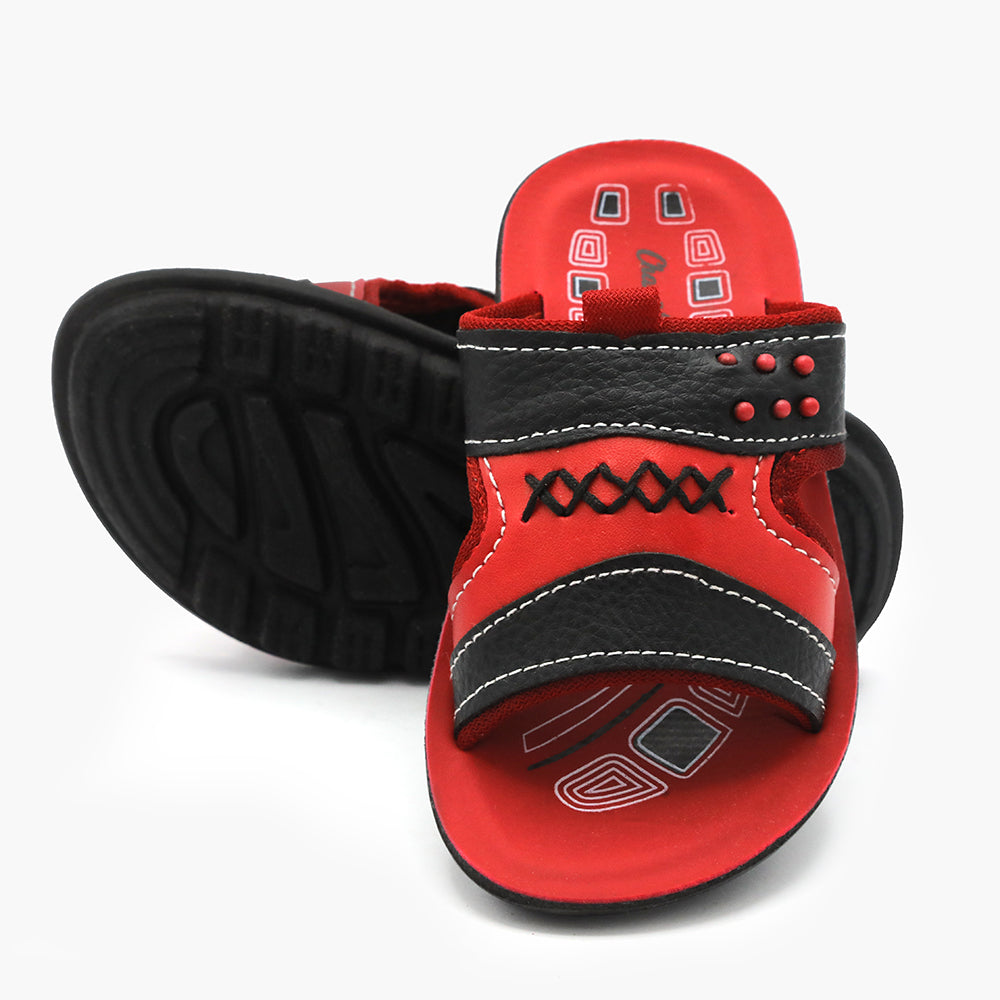 Boys Slipper - Red, Boys Slippers, Chase Value, Chase Value