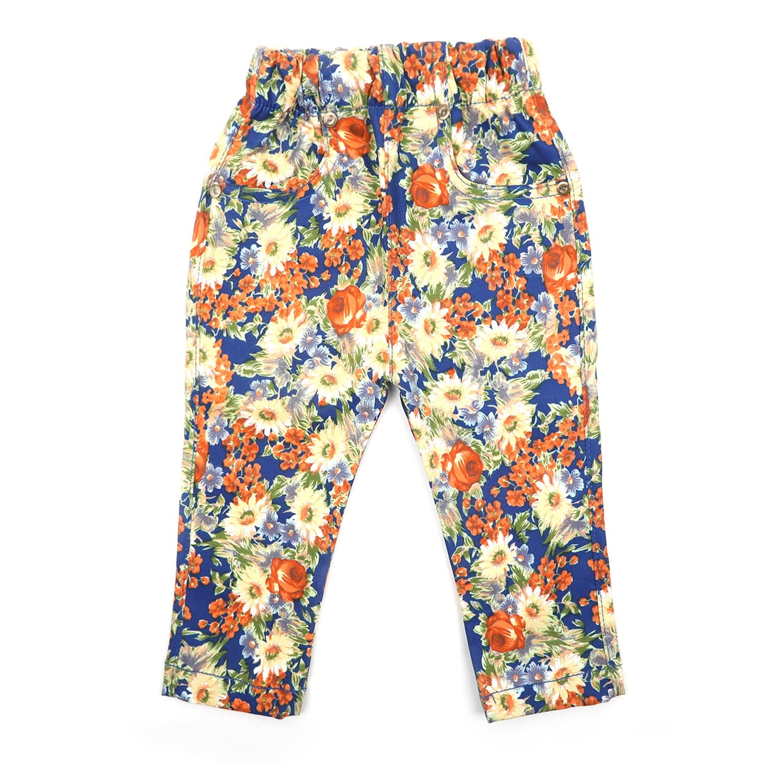Girls Printed Pant - Blue, Girls Pants & Capri, Chase Value, Chase Value