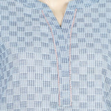 Women's Woven Top - Blue, Women T-Shirts & Tops, Chase Value, Chase Value