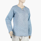 Women's Woven Top - Blue, Women T-Shirts & Tops, Chase Value, Chase Value