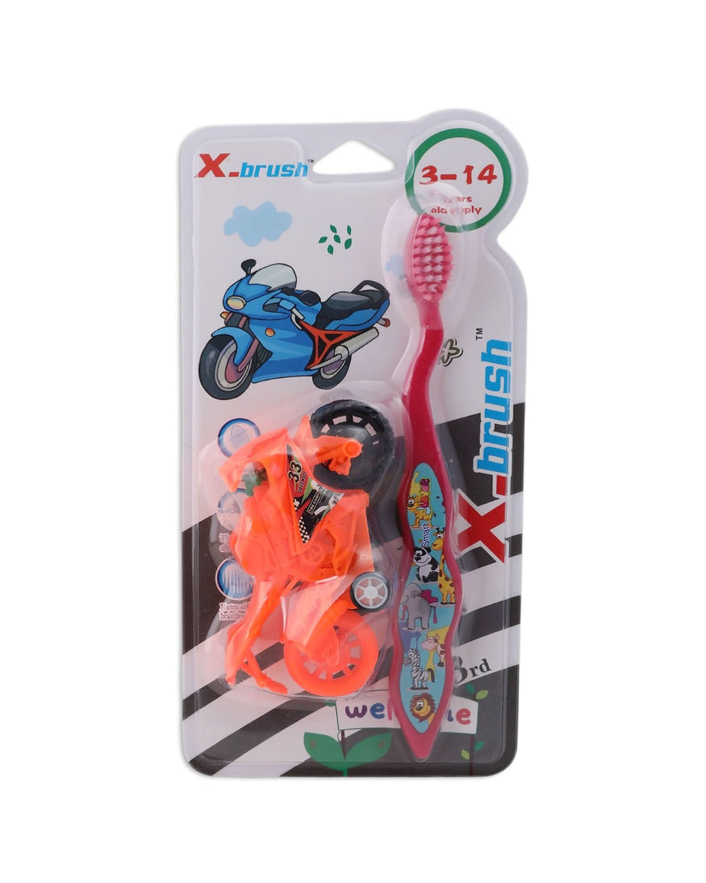 Tooth Brush - Orange & Pink, Oral Care, Chase Value, Chase Value