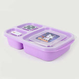 Student Lunch Box with Spoon 1000ml - Purple, Tiffin Boxes & Bottles, Chase Value, Chase Value