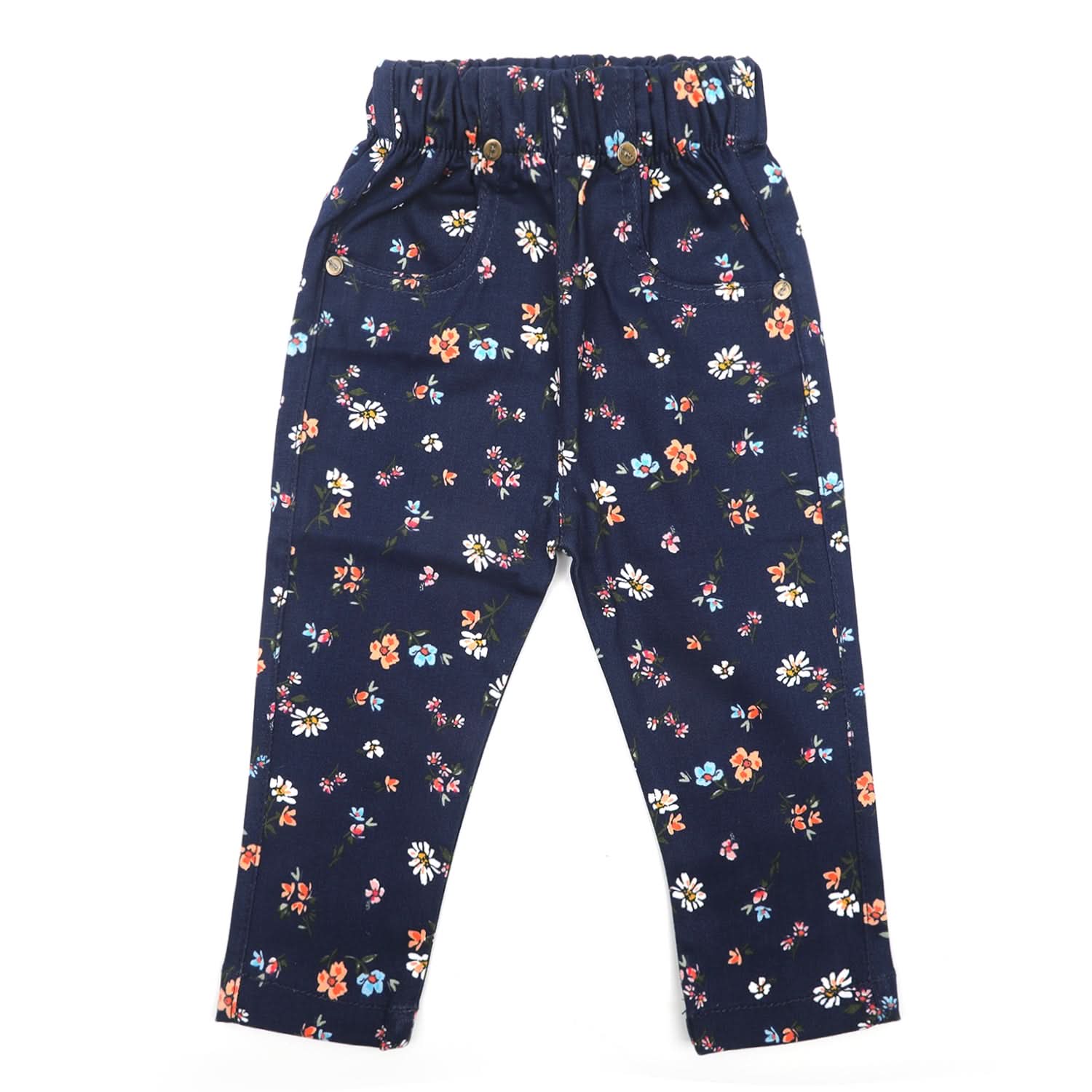 Girls Printed Pant - Blue, Girls Pants & Capri, Chase Value, Chase Value