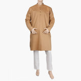 Men's Mashriq Slim Fit Kurta - Brown, Men's Kurtas, Chase Value, Chase Value