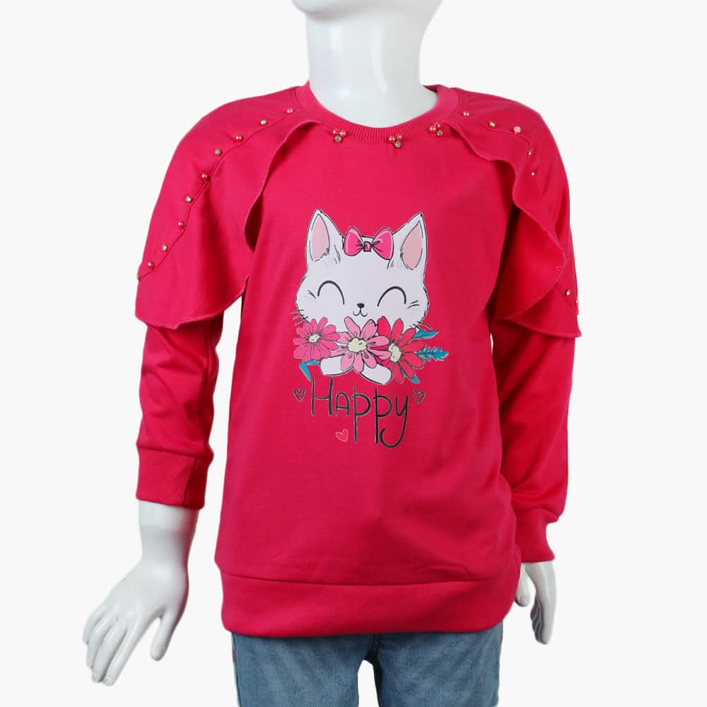 Girls T-Shirt - Dark Pink, Girls T-Shirts, Chase Value, Chase Value