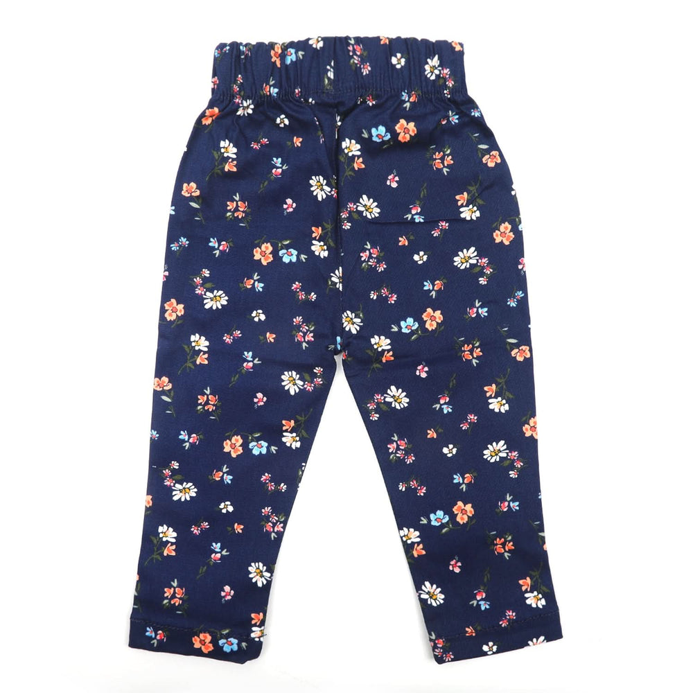 Girls Printed Pant - Blue, Girls Pants & Capri, Chase Value, Chase Value