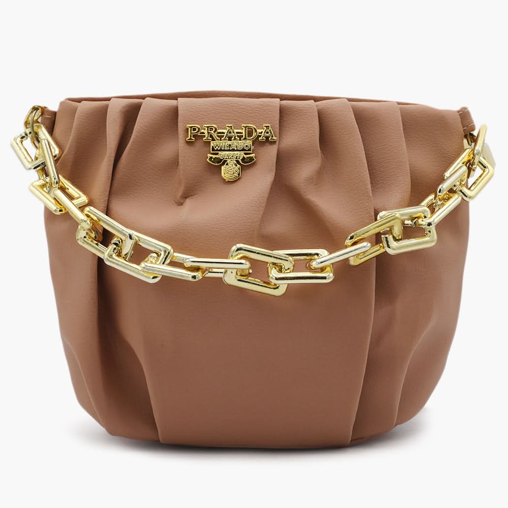Women's Shoulder Bag - Peach, Women Bags, Chase Value, Chase Value