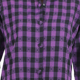 Women's Embroidered Stitched Kurti - Purple, Women Ready Kurtis, Chase Value, Chase Value