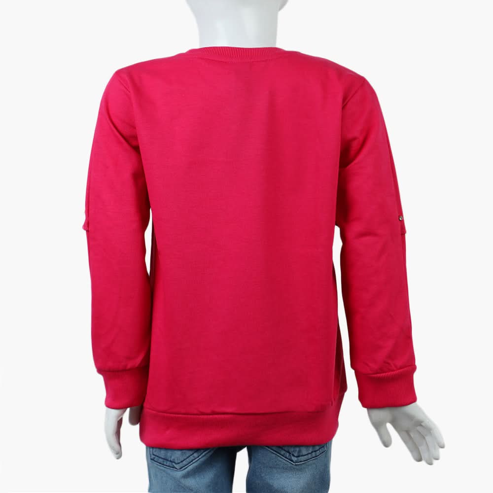 Girls T-Shirt - Dark Pink, Girls T-Shirts, Chase Value, Chase Value