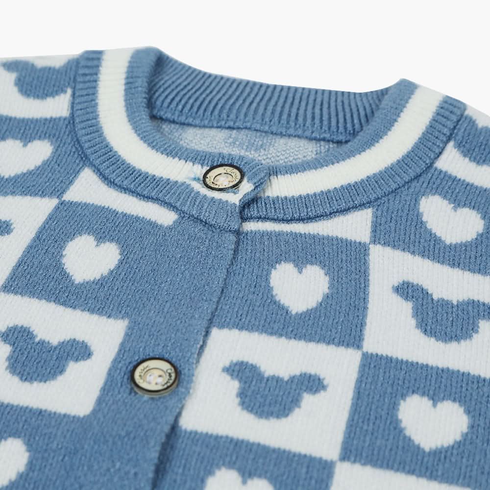 Newborn Girls Sweater - Steel Blue, Newborn Girls Winterwear, Chase Value, Chase Value