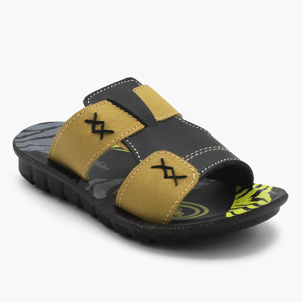 Boys Slipper - Yellow, Boys Slippers, Chase Value, Chase Value