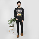 Men's Full Sleeves T-Shirt - Black, Men's T-Shirts & Polos, Chase Value, Chase Value
