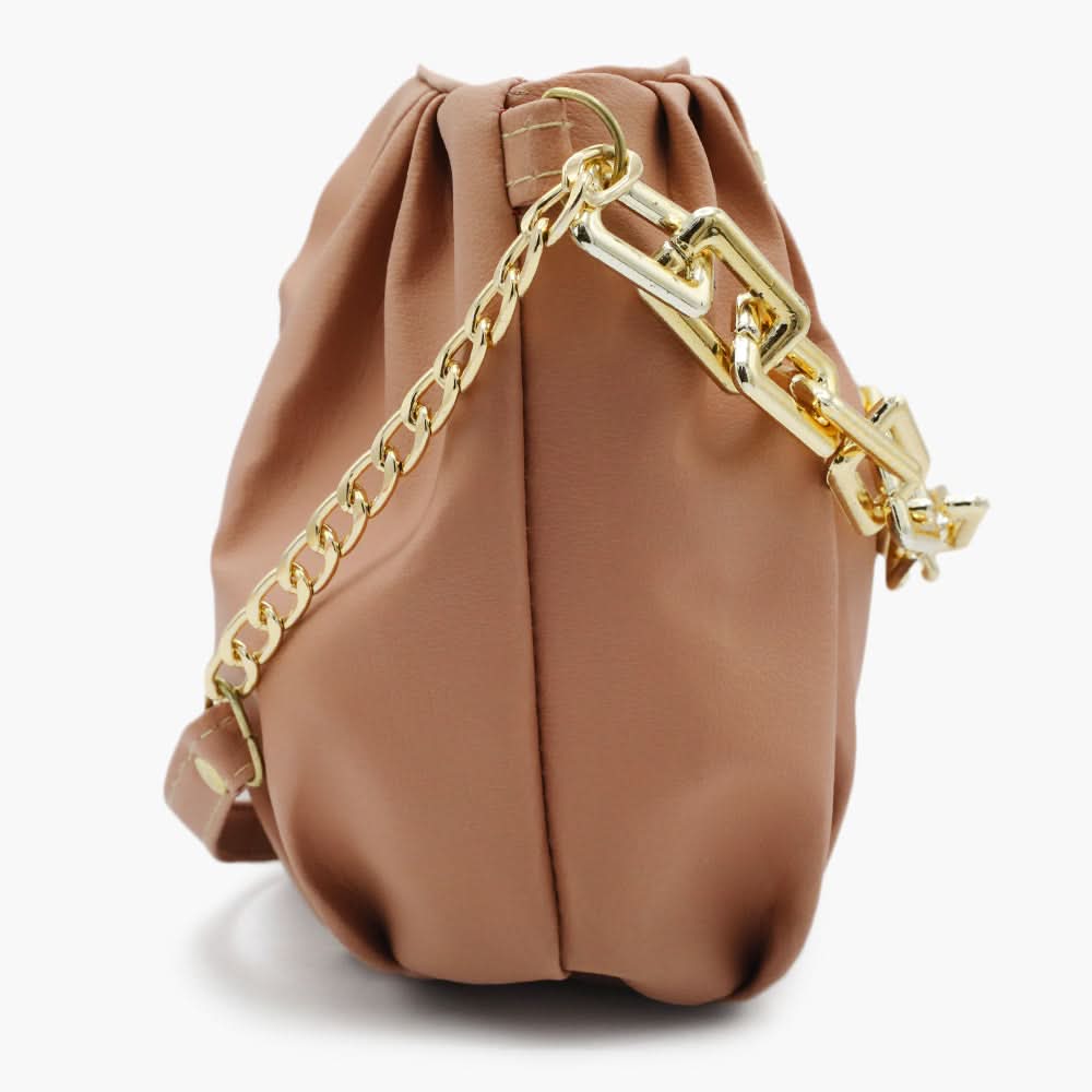 Women's Shoulder Bag - Peach, Women Bags, Chase Value, Chase Value
