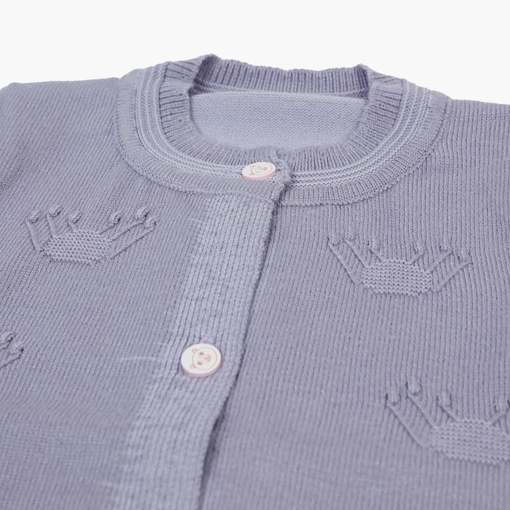 Newborn Girls Sweater - Grey, Newborn Girls Winterwear, Chase Value, Chase Value