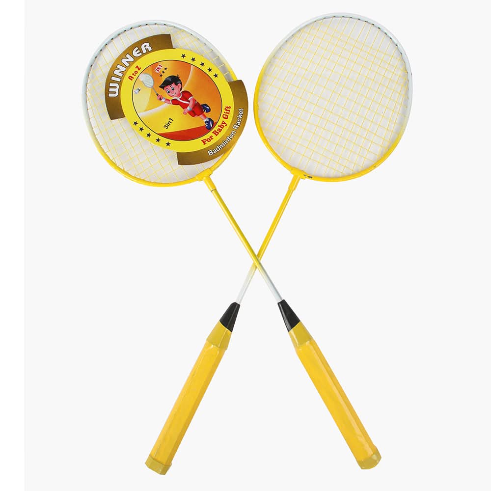 Badminton Racket Junior Cover 2Pcs - Yellow, Sports, Chase Value, Chase Value