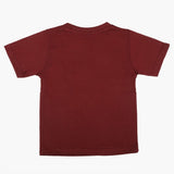 Boys Half Sleeves T-Shirt - Maroon, Boys T-Shirts, Chase Value, Chase Value