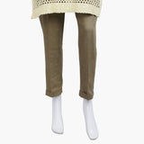 Women's Woven Trouser - Brown, Women Pants & Tights, Chase Value, Chase Value