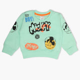Newborn Boys Full Sleeves T-Shirt - Cyan, Newborn Boys Winterwear, Chase Value, Chase Value