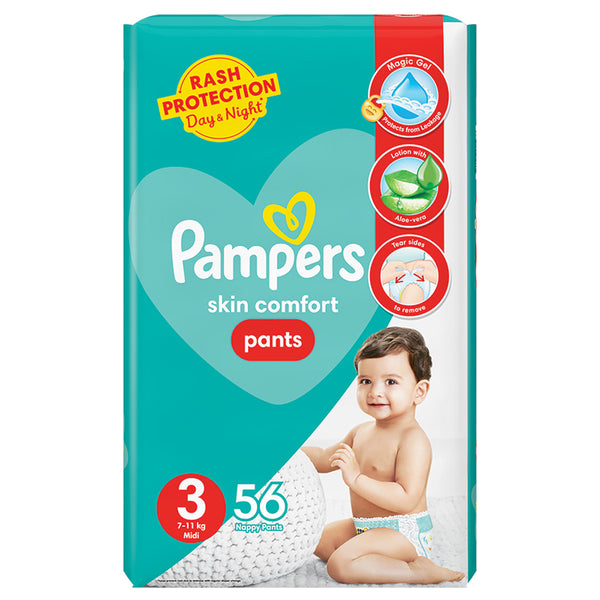 Pampers Pants Mega ( 56 Pcs ), Diapers & Wipes, Pampers, Chase Value