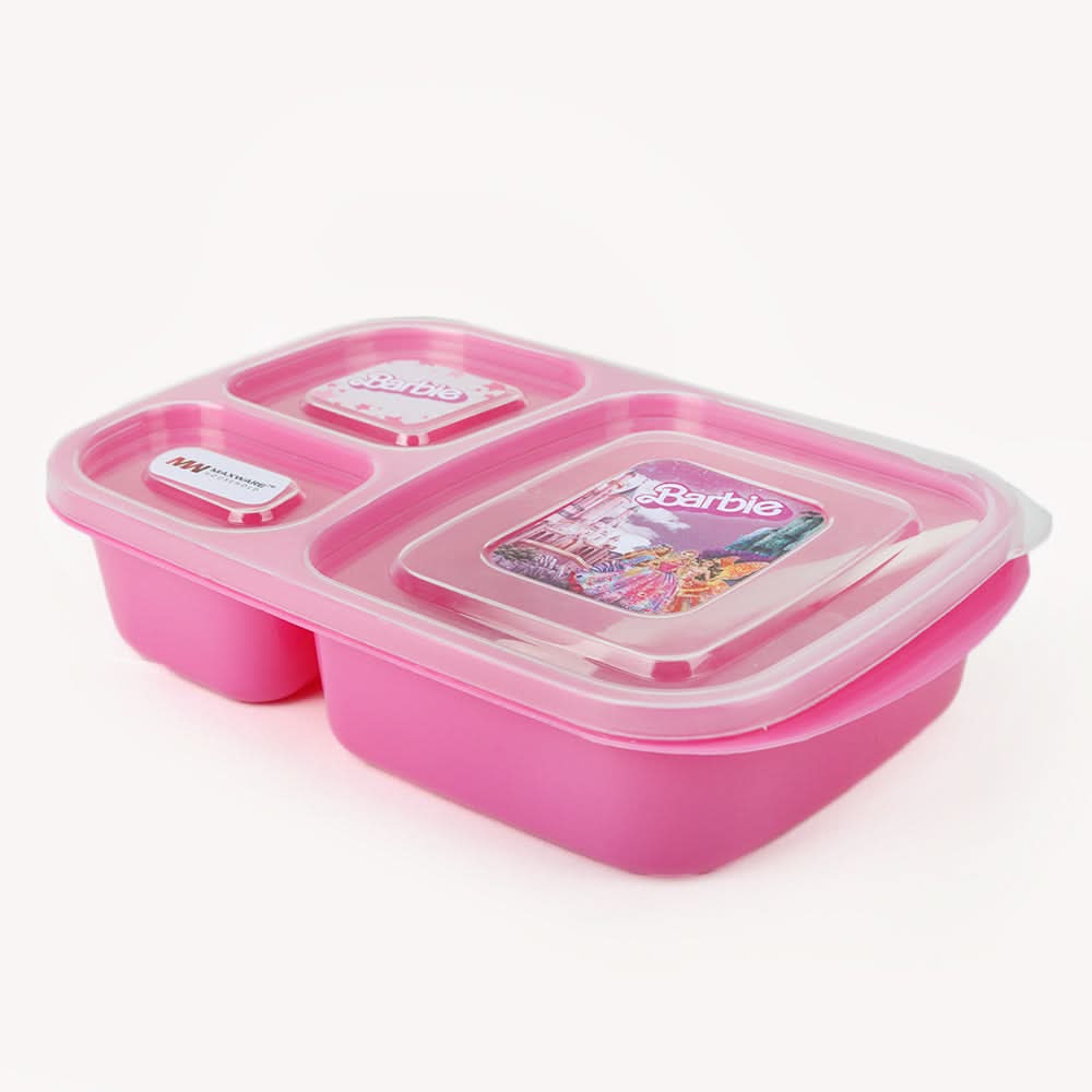 Student Lunch Box with Spoon 1000ml - Pink, Tiffin Boxes & Bottles, Chase Value, Chase Value