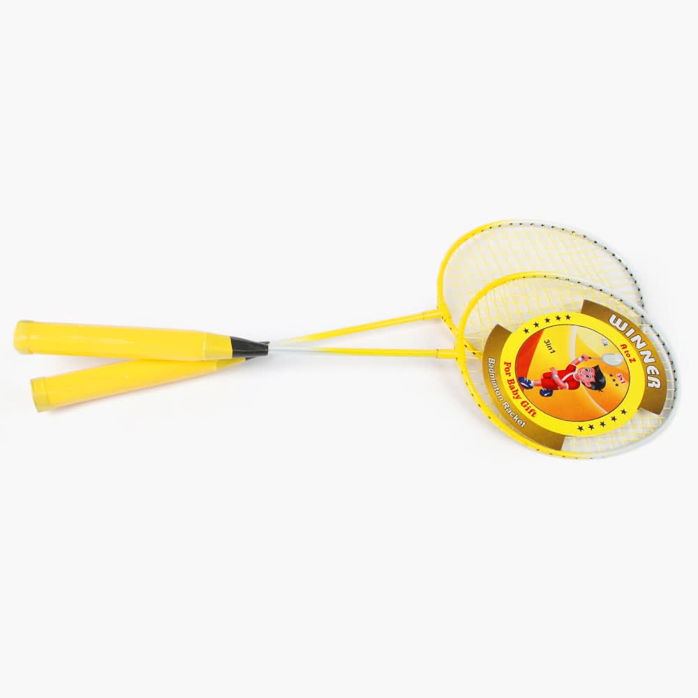 Badminton Racket Junior Cover 2Pcs - Yellow, Sports, Chase Value, Chase Value