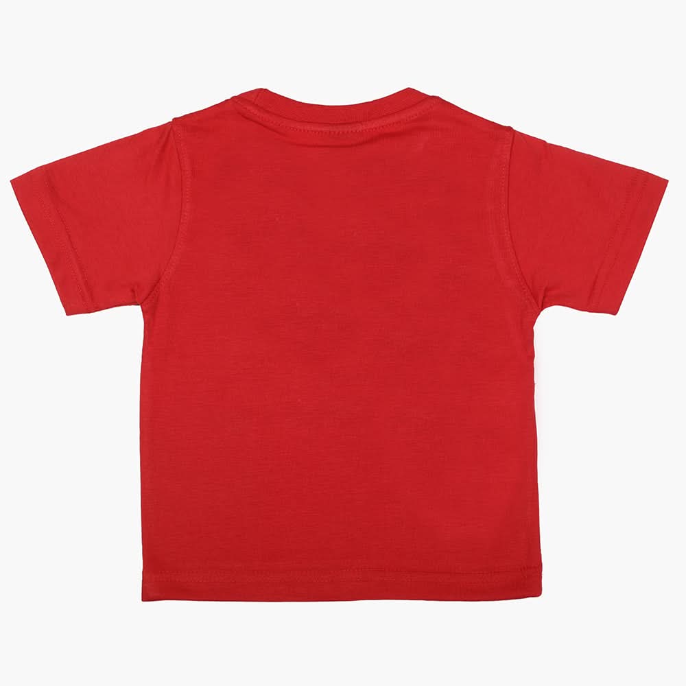 Boys Half Sleeves T-Shirt - Red, Boys T-Shirts, Chase Value, Chase Value