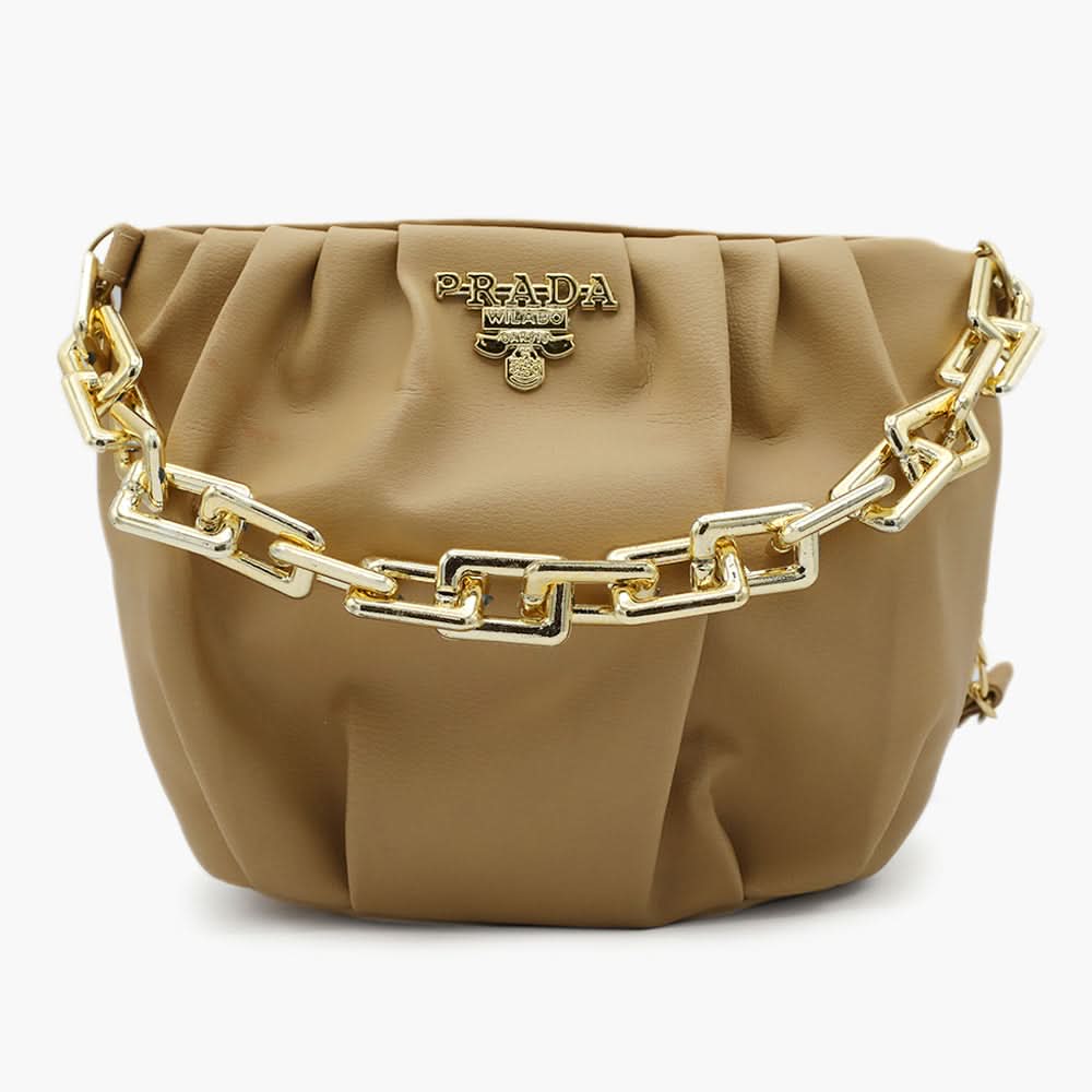 Women's Shoulder Bag - Light Brown, Women Bags, Chase Value, Chase Value