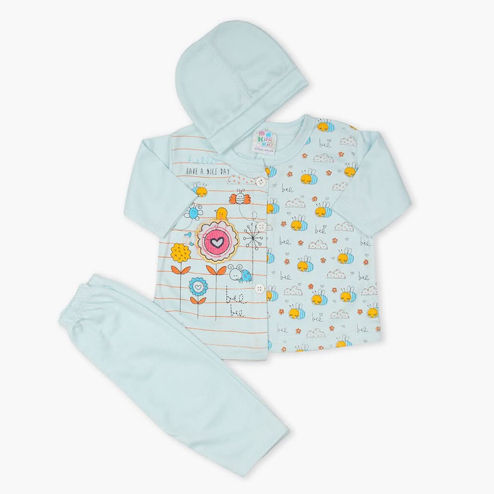 Newborn Girls Suit - Light Blue, Newborn Girls Winterwear, Chase Value, Chase Value