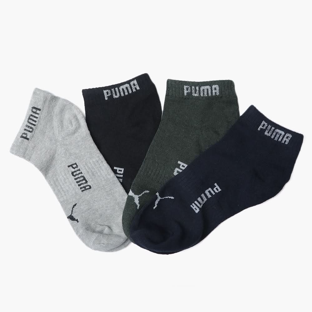 Men's 4Pcs Ankle Socks - Multi Color, Men's Socks, Chase Value, Chase Value