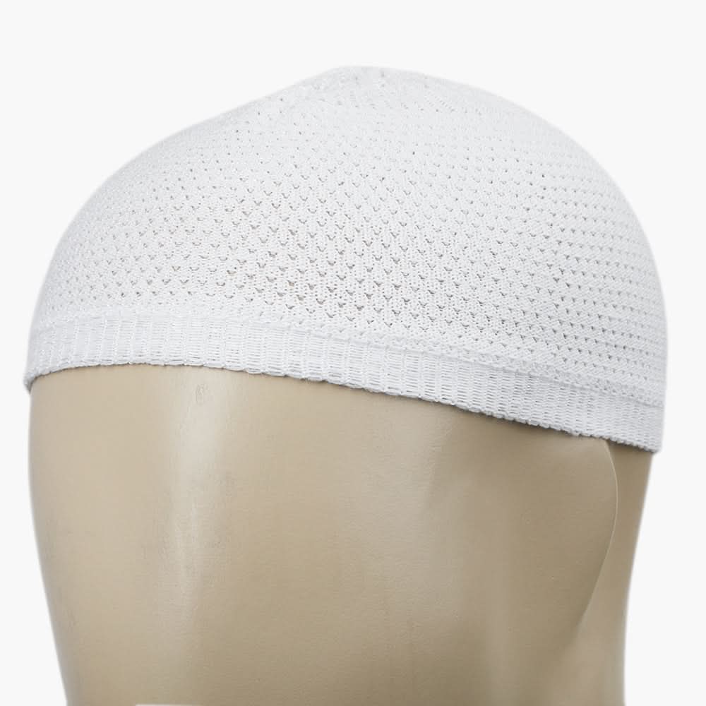 Prayer Cap (Namaz Cap) - White, Men's Caps & Hats, Chase Value, Chase Value