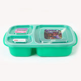 Student Lunch Box with Spoon 1000ml - Green, Tiffin Boxes & Bottles, Chase Value, Chase Value