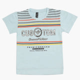 Boys Half Sleeves T-Shirt - Light Blue, Boys T-Shirts, Chase Value, Chase Value