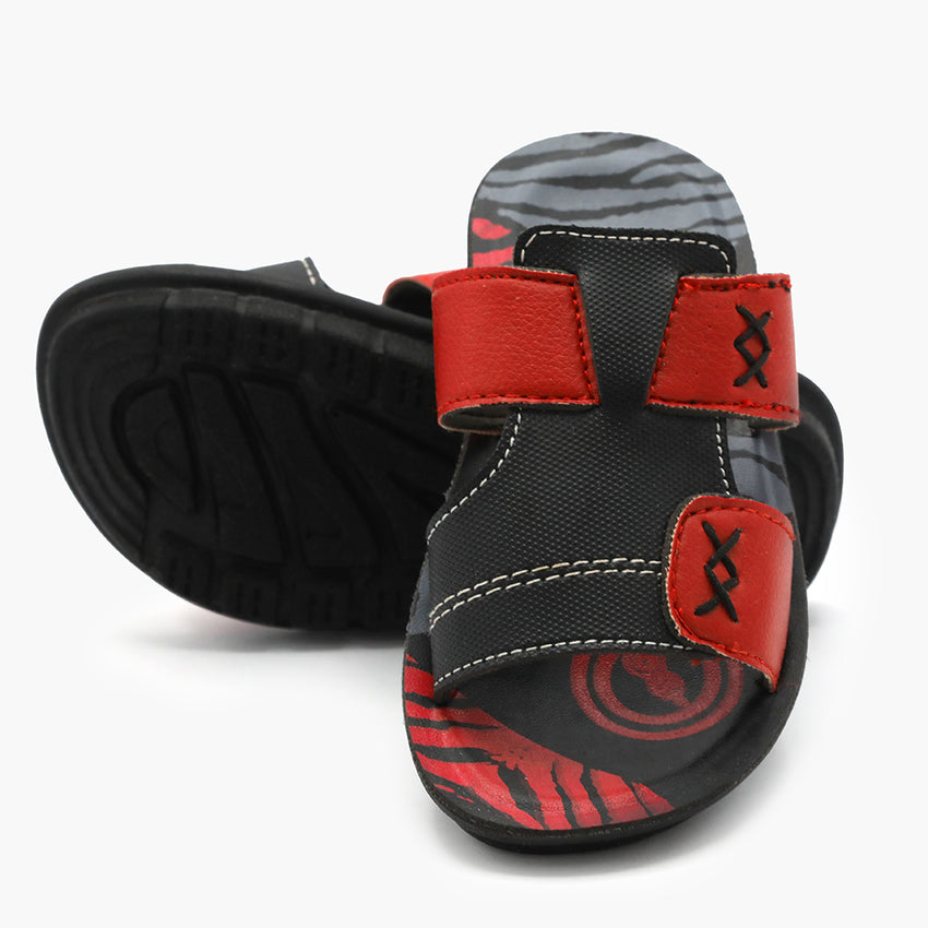 Boys Slipper - Red, Boys Slippers, Chase Value, Chase Value