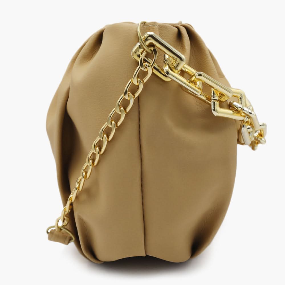 Women's Shoulder Bag - Light Brown, Women Bags, Chase Value, Chase Value