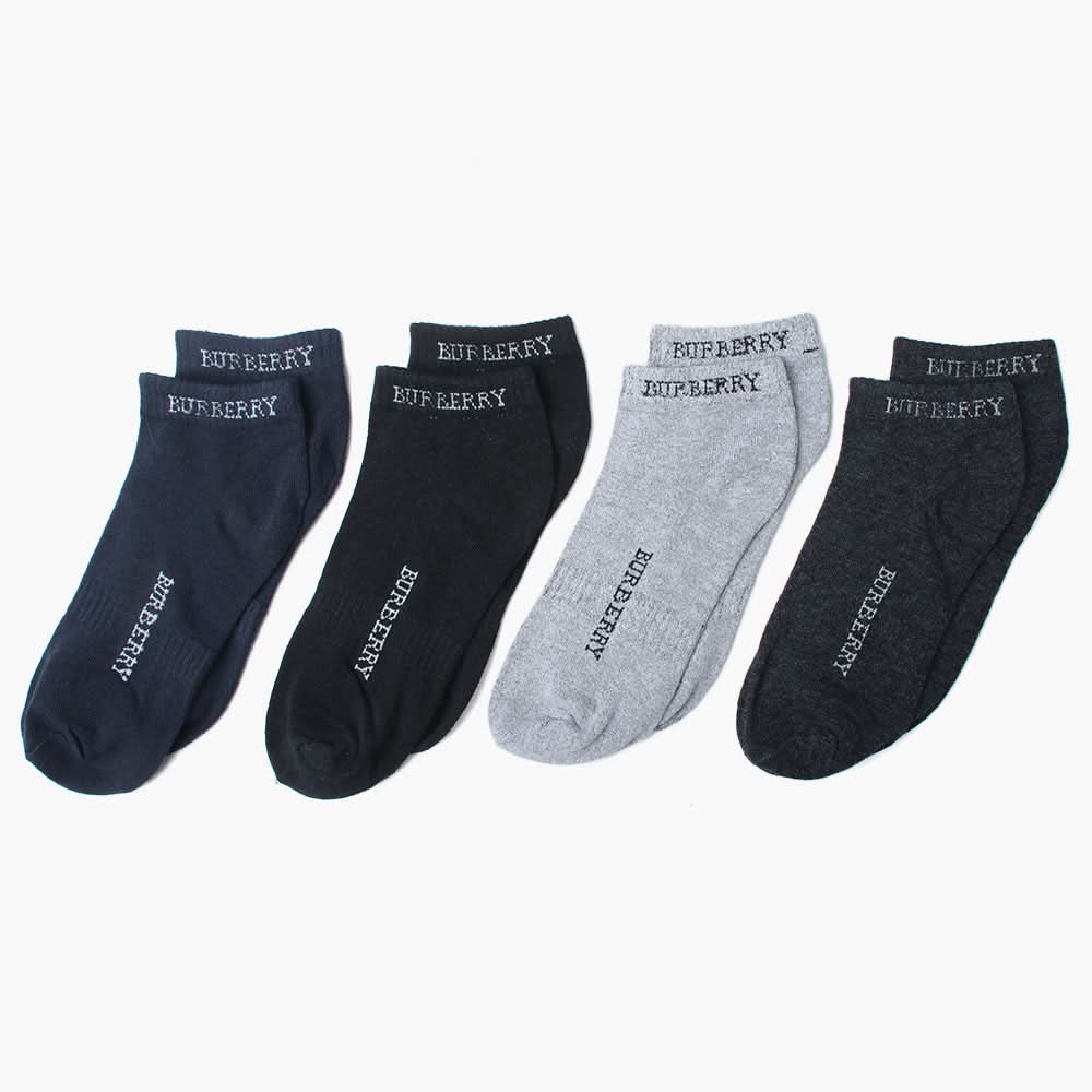 Men's 4Pcs Ankle Socks - Multi Color, Men's Socks, Chase Value, Chase Value